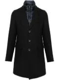 Herno layered coat - Blue