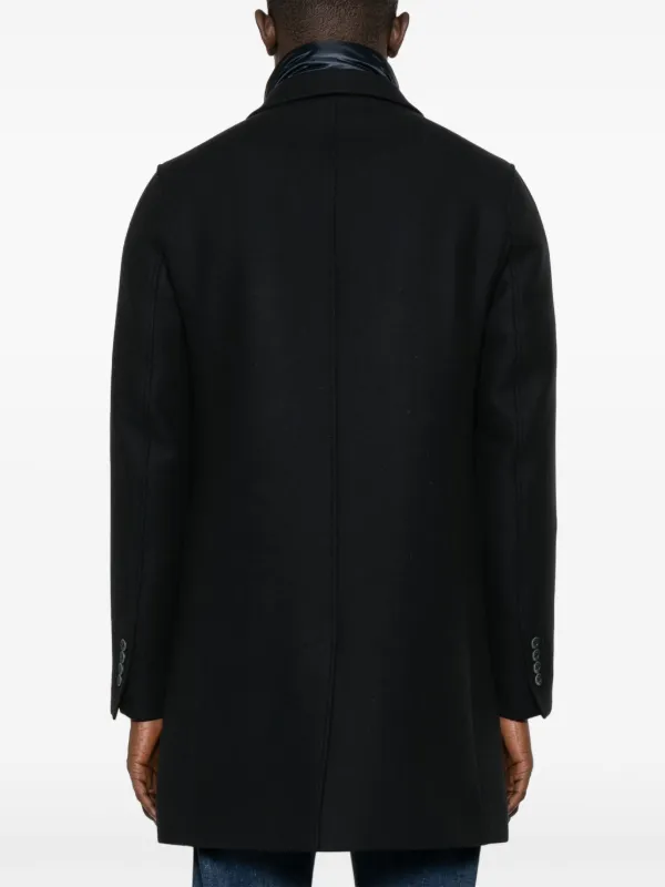 Herno レイヤード コート | ブルー | FARFETCH JP