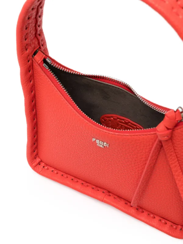 FENDI Mini Fendessence Selleria Tote Bag Orange FARFETCH IE