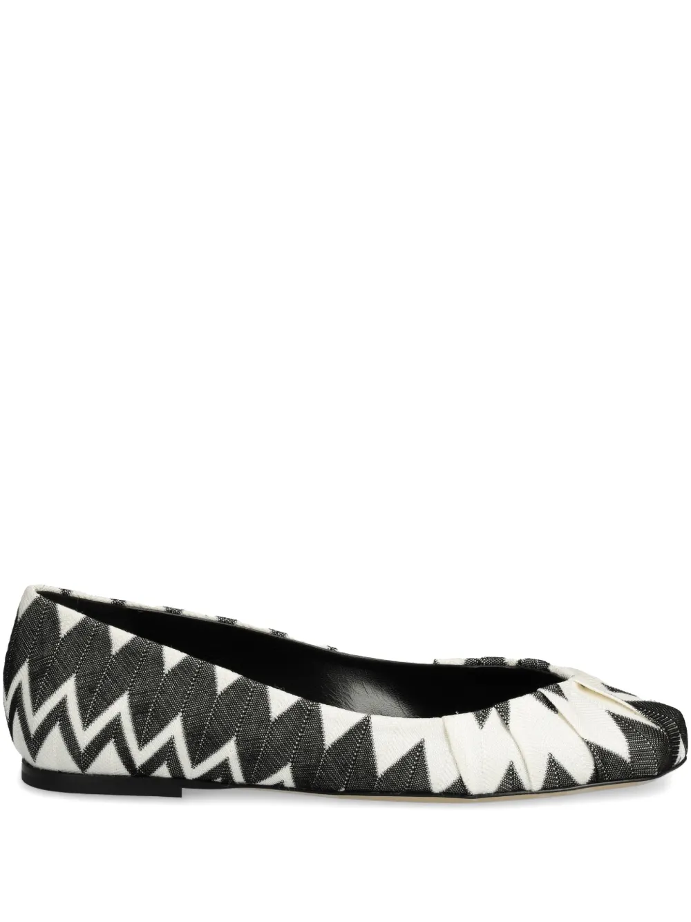 Missoni Ballerina's met geometrische print Zwart
