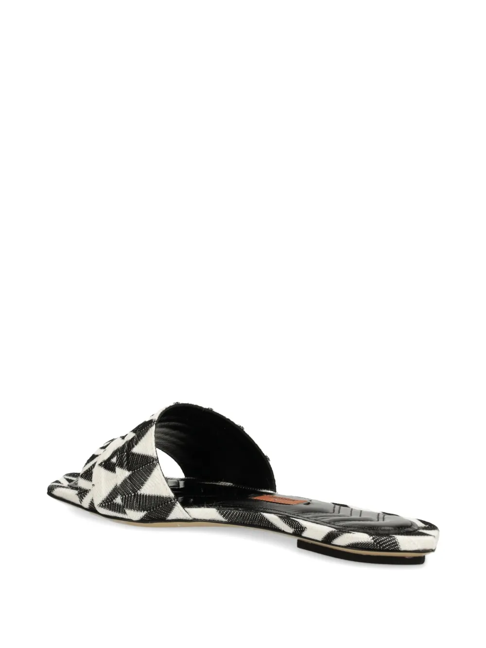 Missoni zigzag-print slides Black