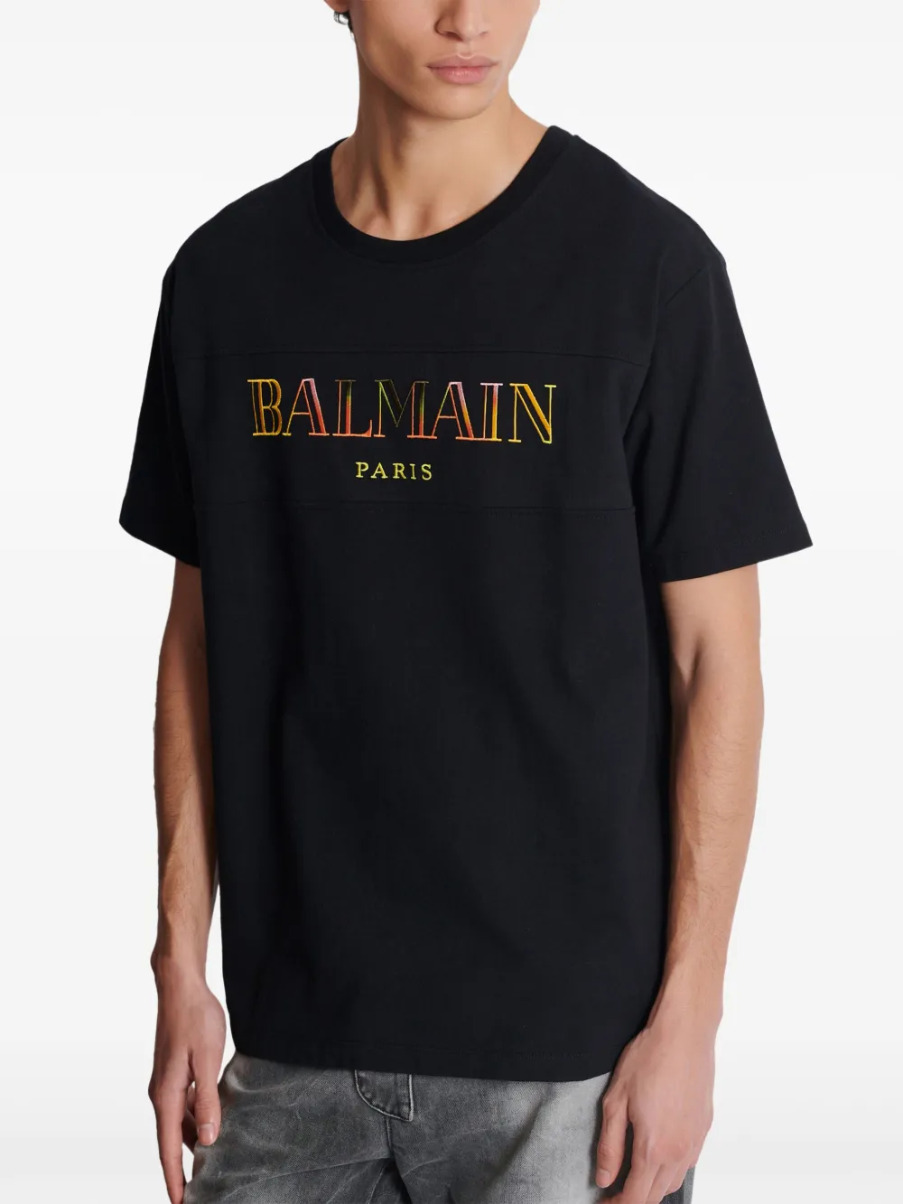 Balmain T-shirt Vintage Balmain con ricamo | Image 6