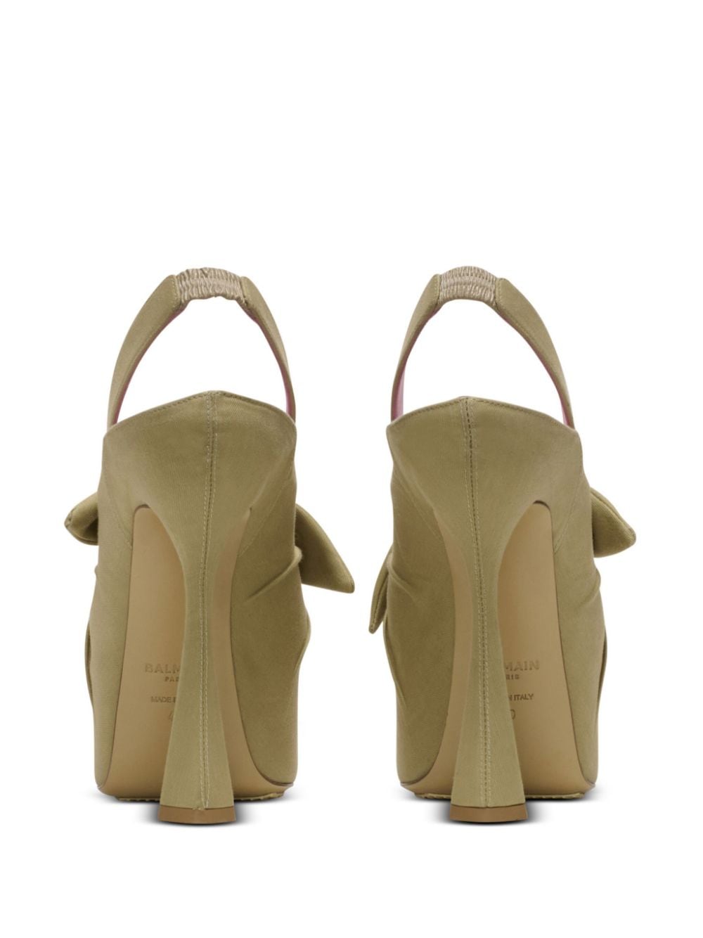 Shop Balmain 140mm Eden Sandals In Neutrals