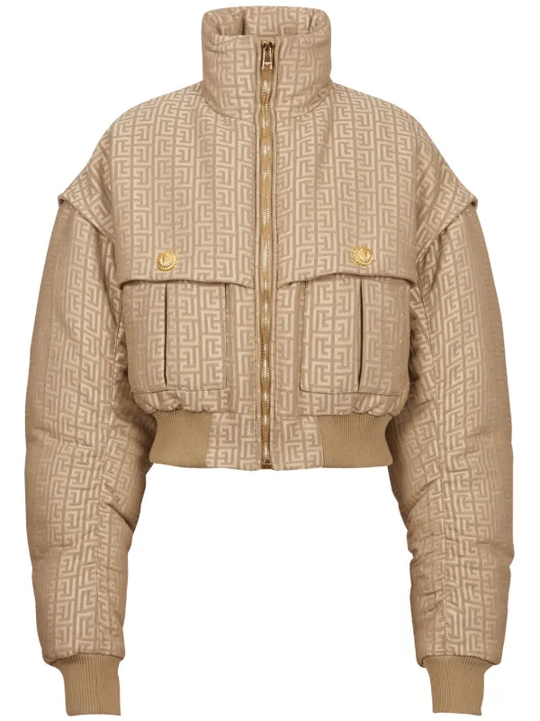 Balmain Women s Labyrinth Puffer Jacket