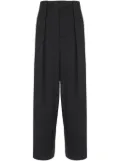 Balmain pleated grain de poudre trousers - Black