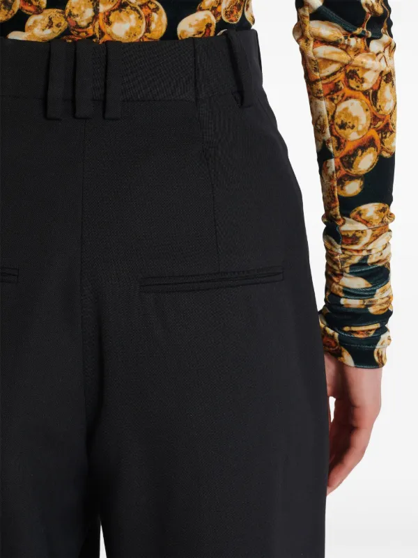 パンツ BALMAIN Grain de poudre pants Tailored grain de poudre trousers black - Women | BALMAIN