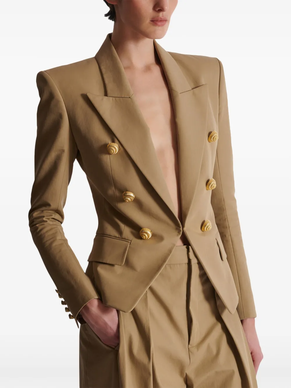 Balmain buttoned double-breasted blazer | Image 6