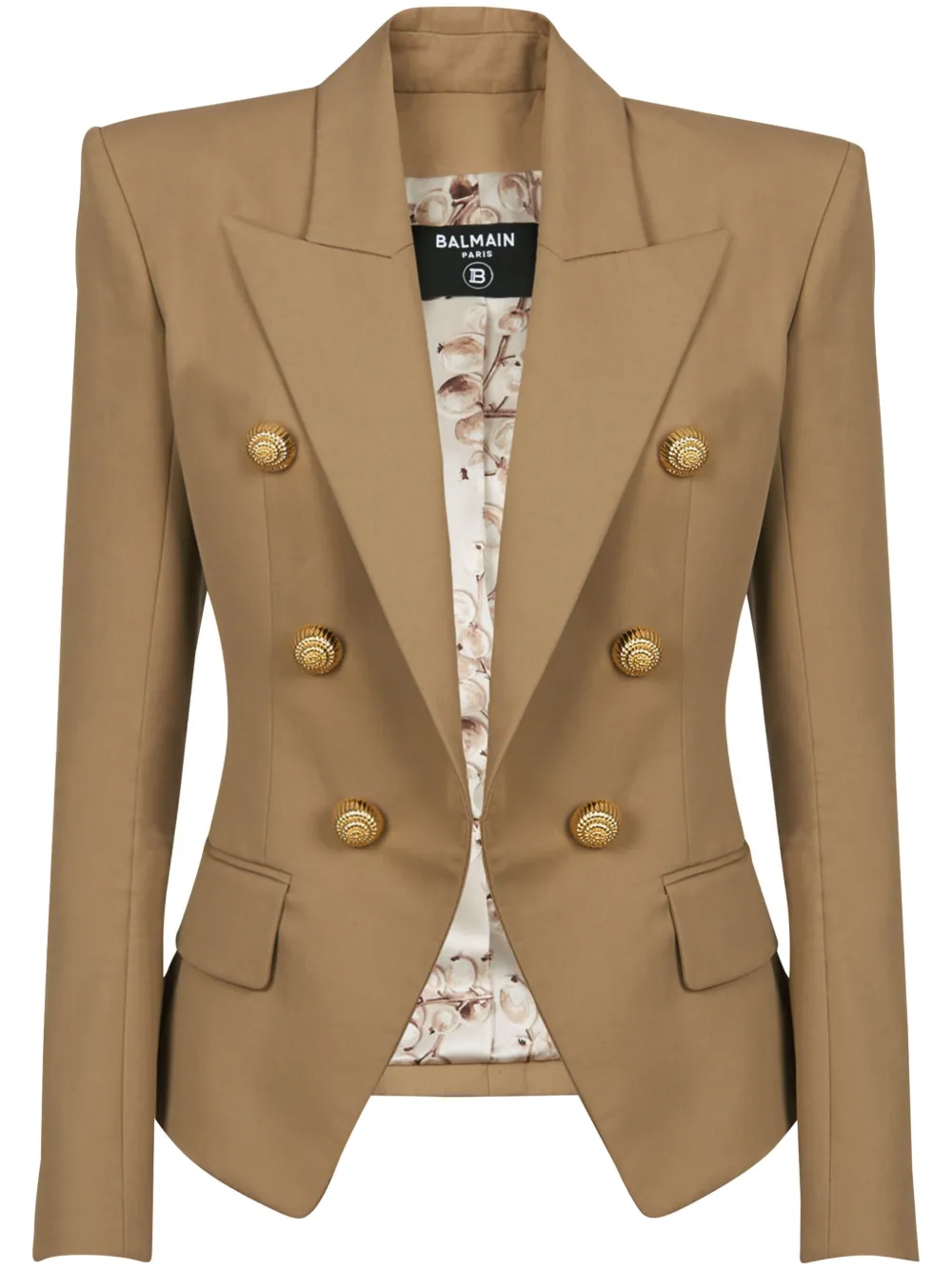 Balmain buttoned double-breasted blazer | Neutrals | Image 1