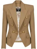 Balmain buttoned double-breasted blazer - Neutrals