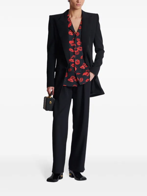 BALMAIN(バルマン) / ライオンプリント/Tシャツ/XS/コットン/BLK