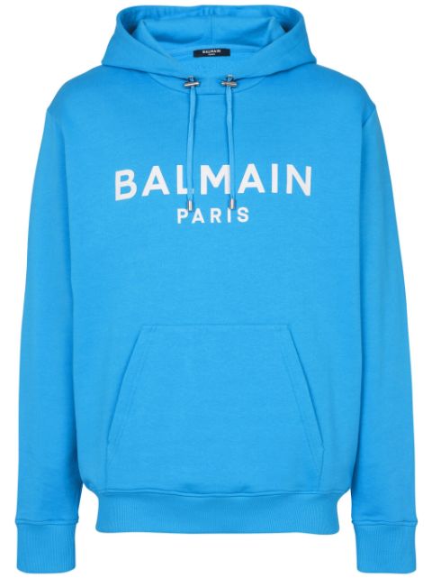 Balmain Balmain Paris-printed hoodie Men