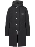 Balmain long down jacket - Black