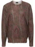 ETRO paisley-jacquard sweater - Brown