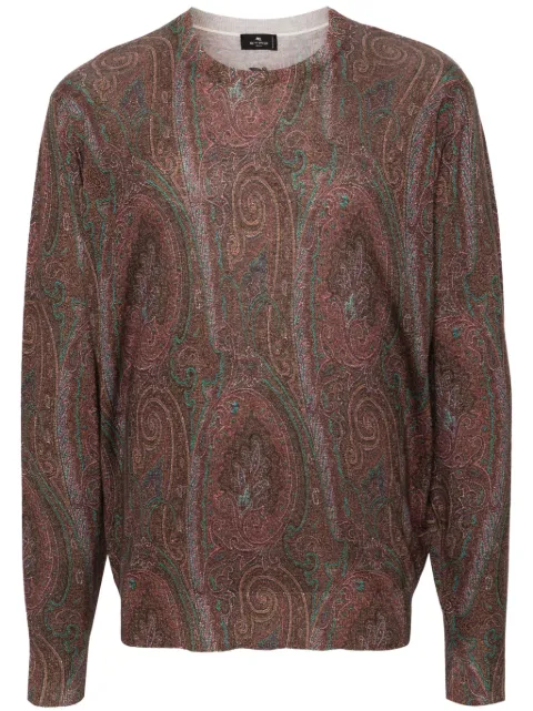 ETRO paisley-jacquard sweater