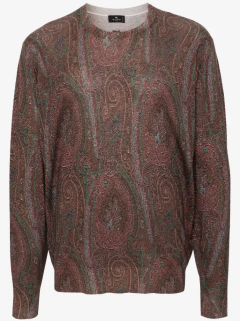 ETRO paisley-jacquard sweater