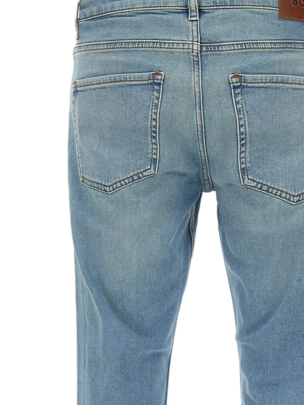 BOSS Slim-fit jeans Blauw