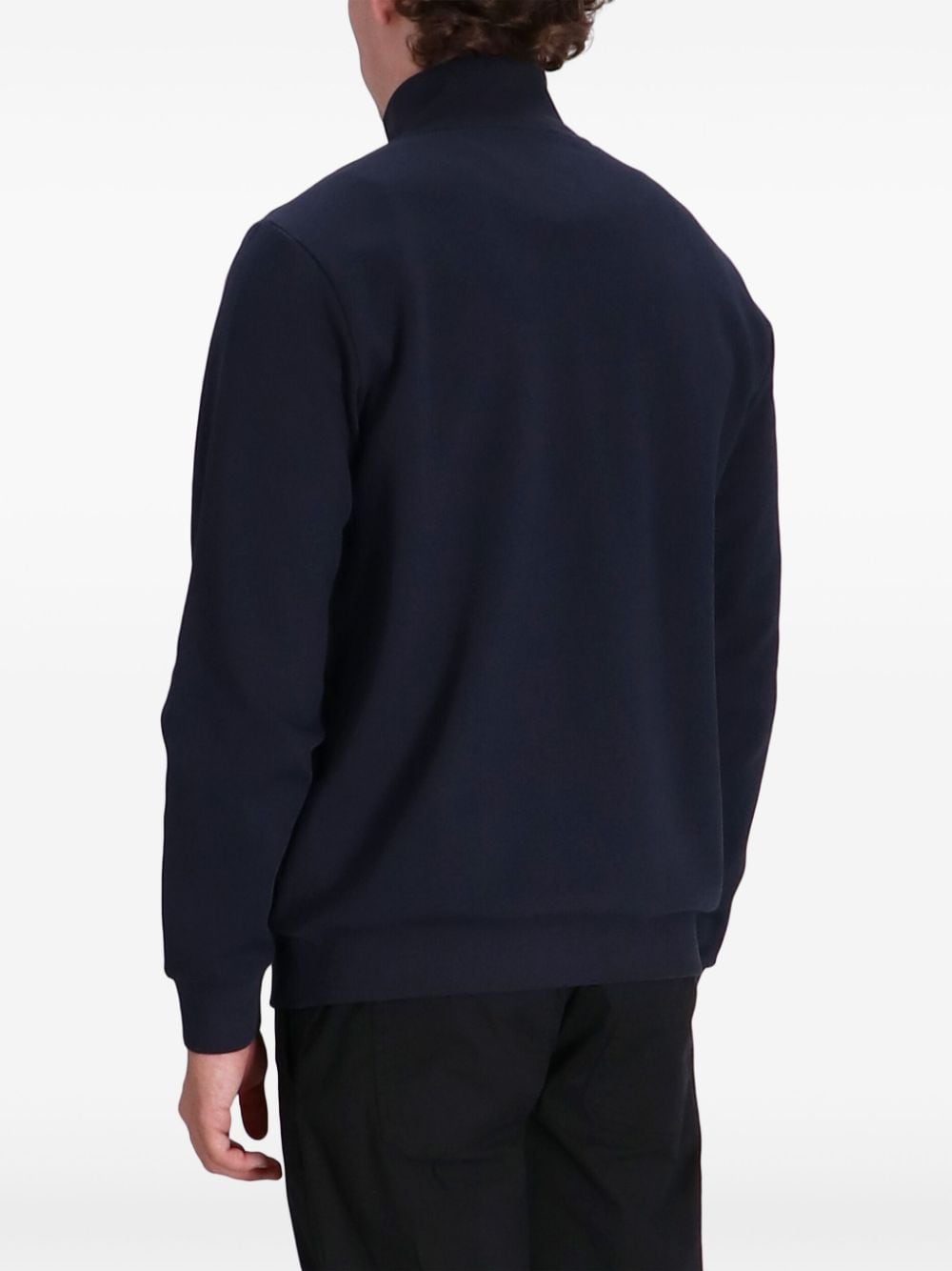 Shop Hugo Boss Logo-patch Sweatshirt In Blue