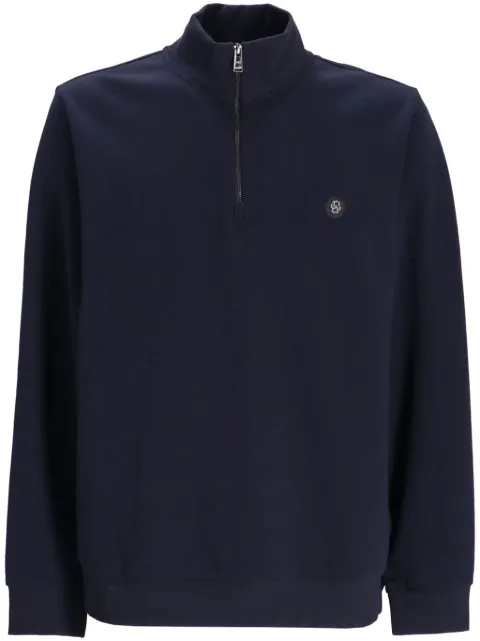 BOSS logo-patch sweatshirt