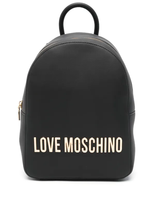 Love Moschino Mochila Con Letras Del Logo Negro FARFETCH PE