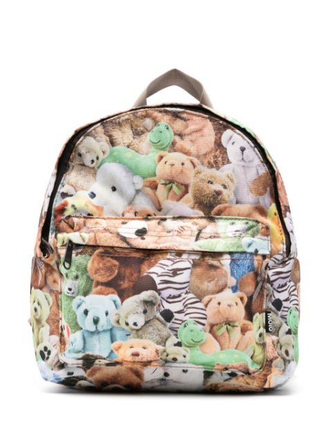 Molo Teddy Friends-print backpack