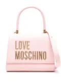 Love Moschino maxi lettering tote bag - Pink