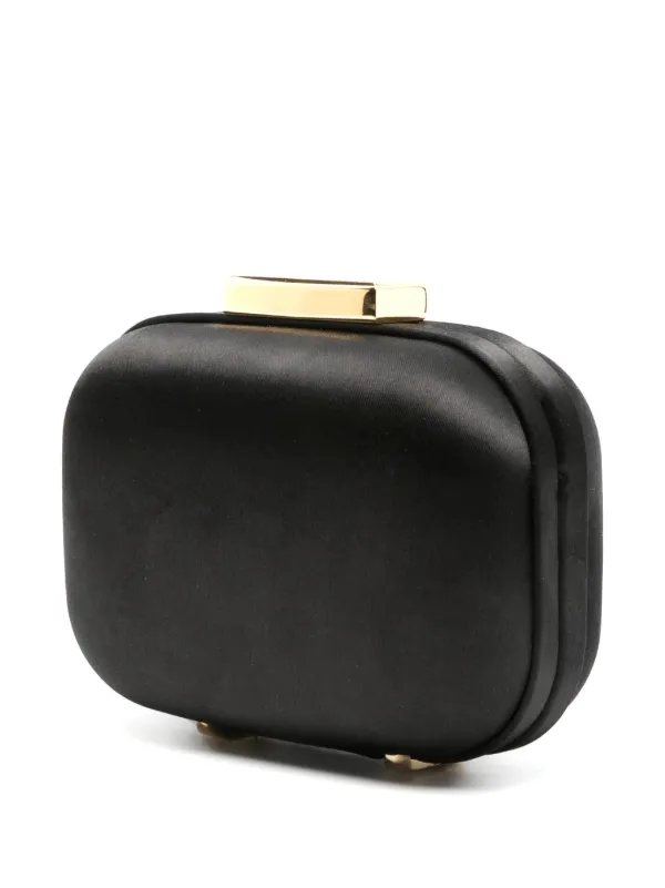 Love Moschino frog plaque clutch bag women Polyester One Size Black