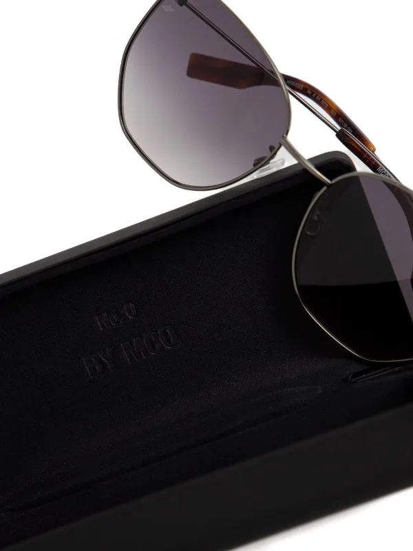 Alexander McQueen Eyewear butterfly-frame Sunglasses | Grey  display picture 1