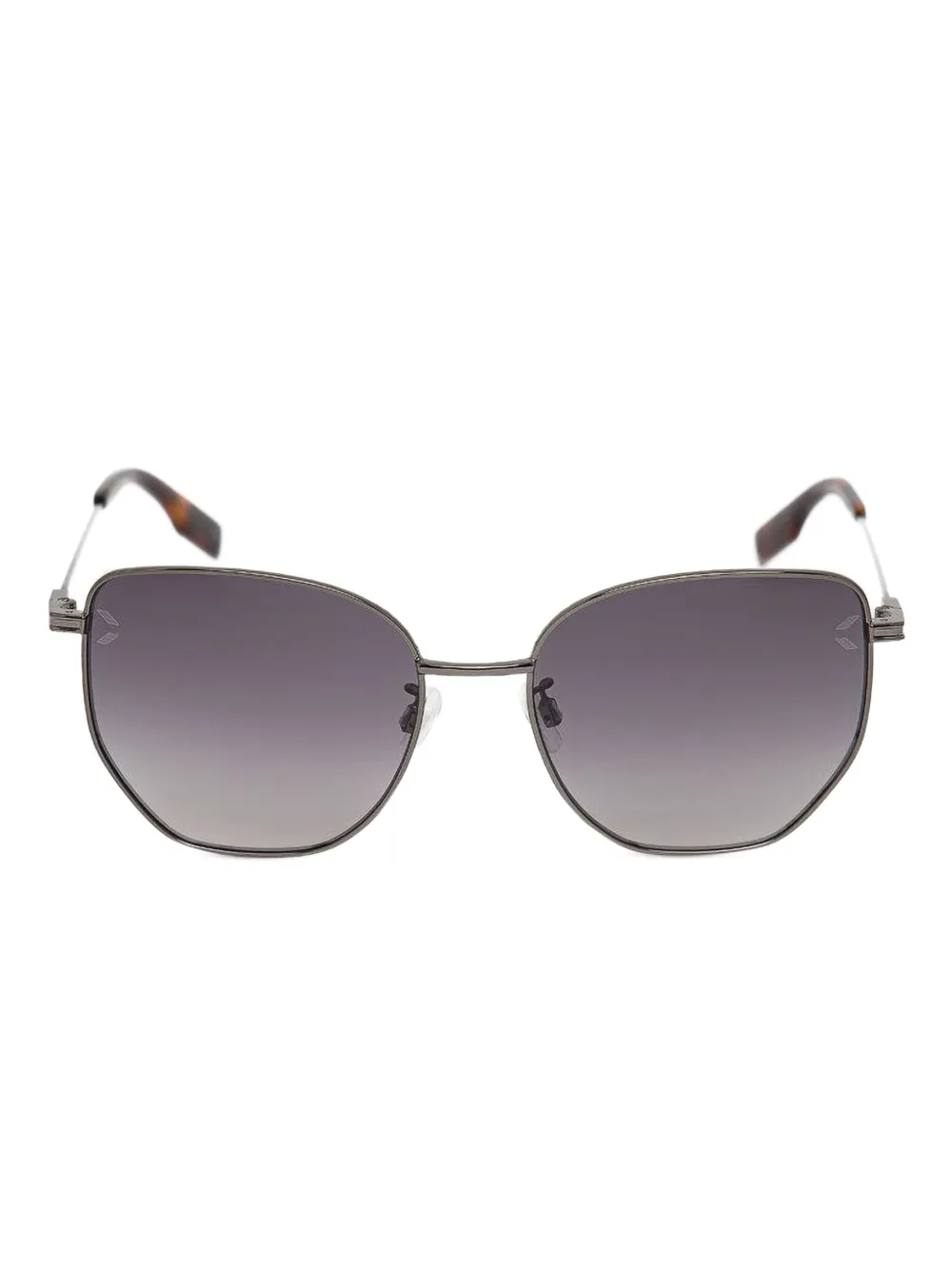 Alexander McQueen Eyewear バタフライフレーム サングラス - グレー Alexander McQueen Eyewear バタフライフレーム サングラス - グレー