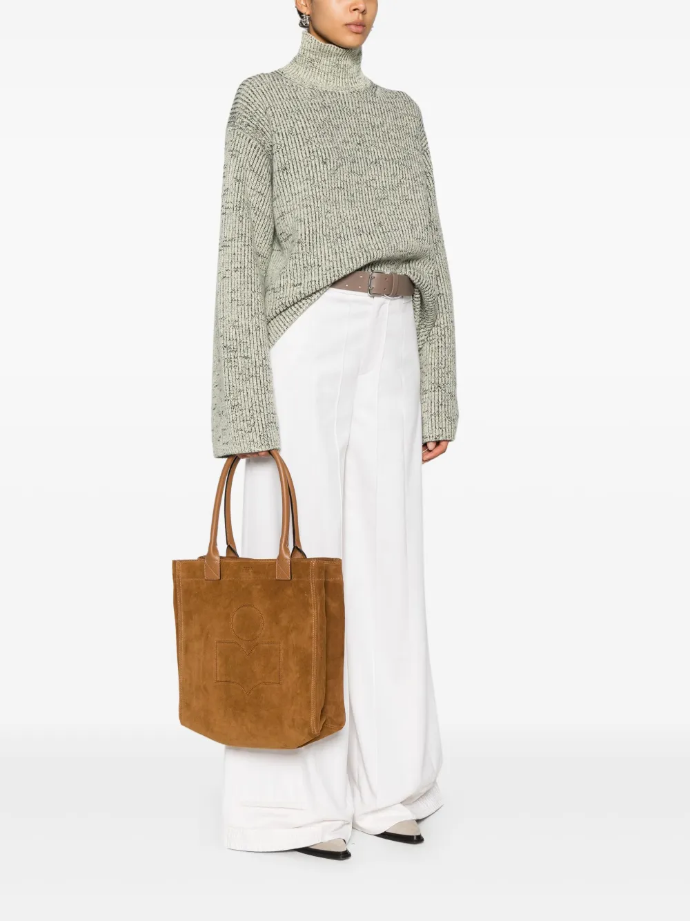 ISABEL MARANT Yenky kleine shopper - Bruin