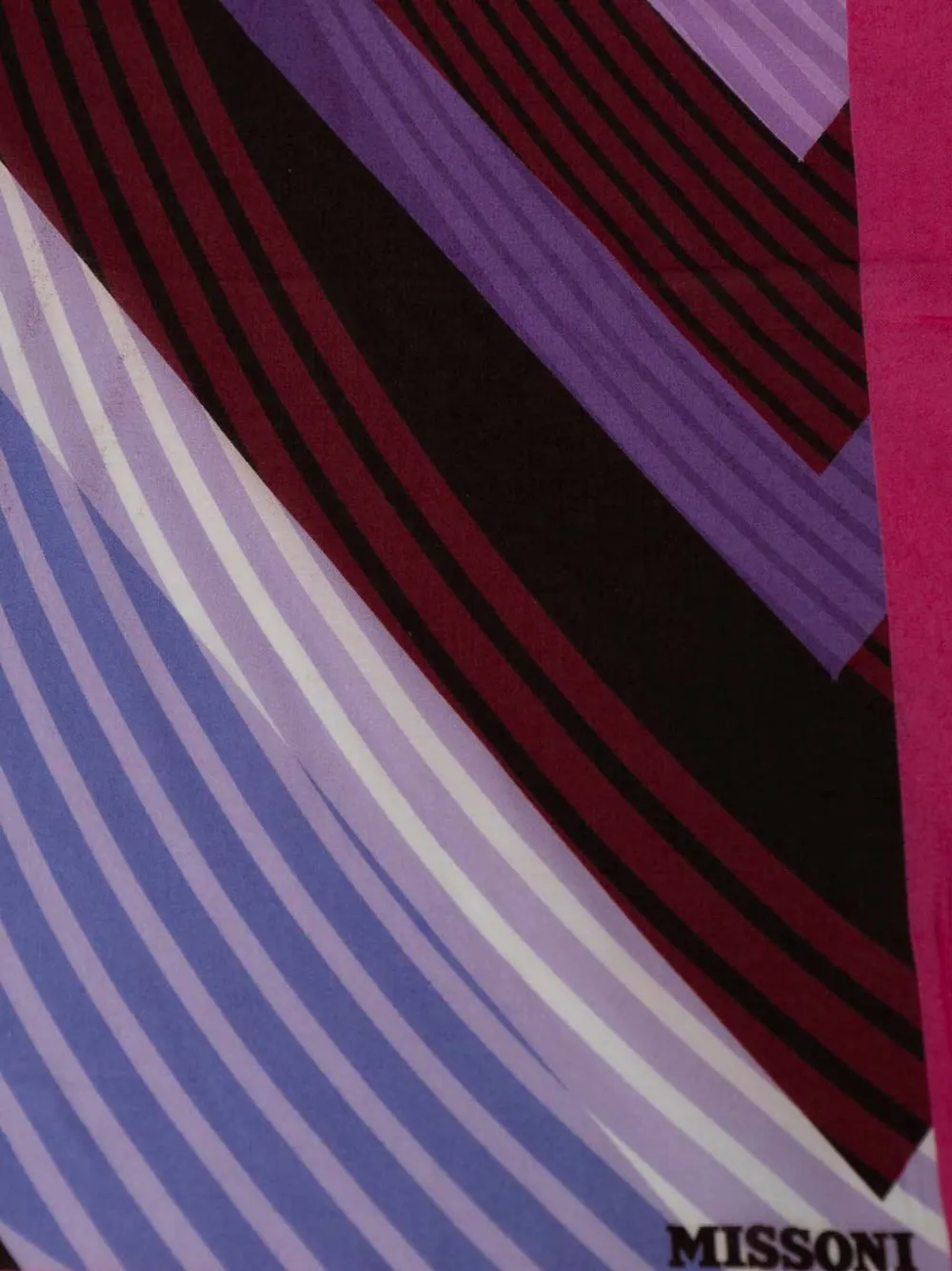 Missoni striped scarf - Paars
