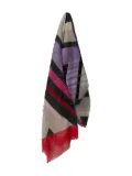 Missoni geometric-print shawl - Red