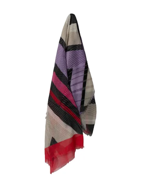 Missoni geometric-print shawl