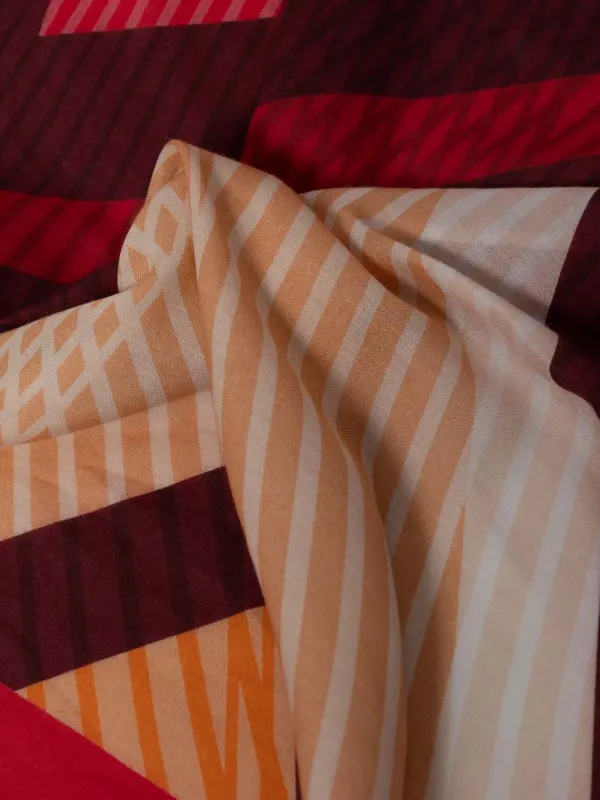 Missoni multi-striped Silk Scarf Red FARFETCH IN