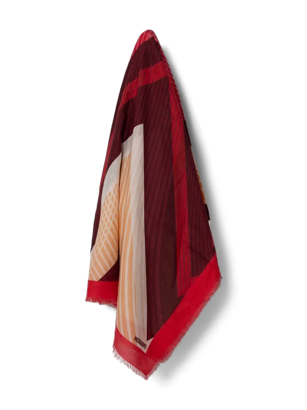 Missoni - multi-striped silk scarf - women