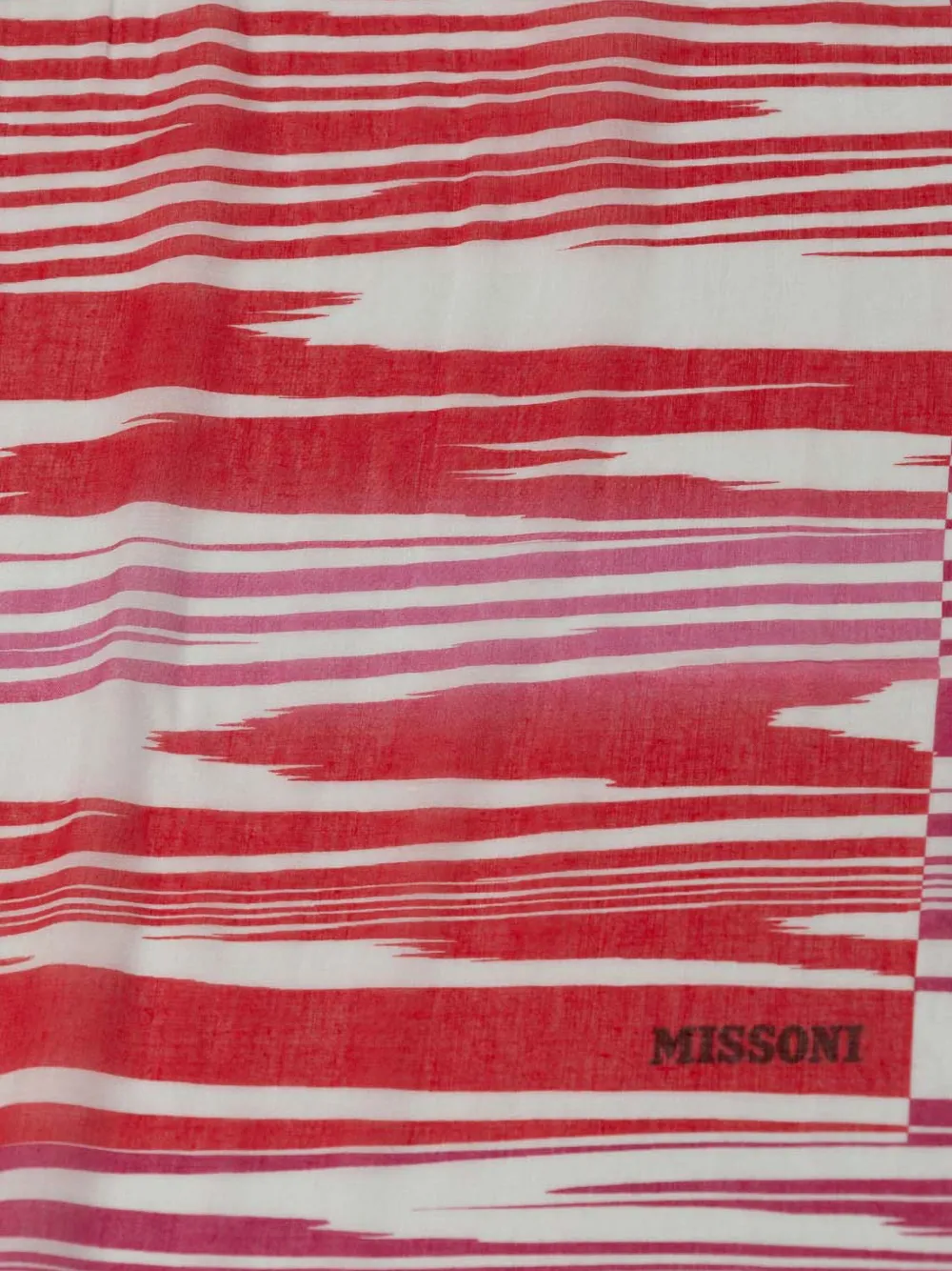 Missoni Gestreepte sjaal - Rood