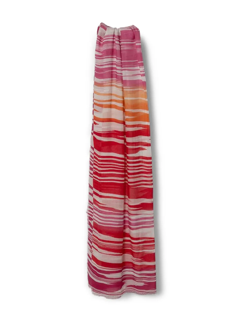 Missoni Gestreepte sjaal Rood