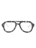 Thom Browne Eyewear pilot-frame glasses - Grey