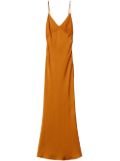 TWINSET satin maxi dress - Orange