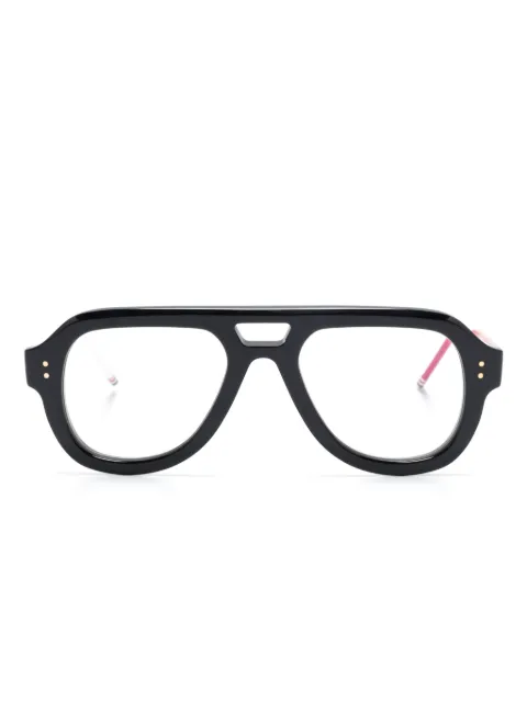 Thom Browne Eyewear navigator-frame glasses