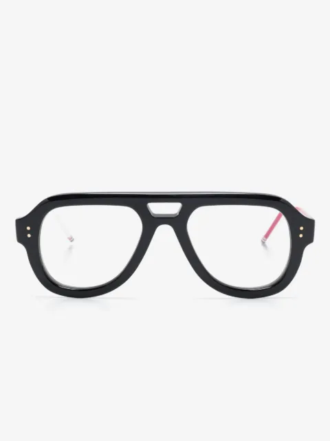 Thom Browne Eyewear navigator-frame glasses