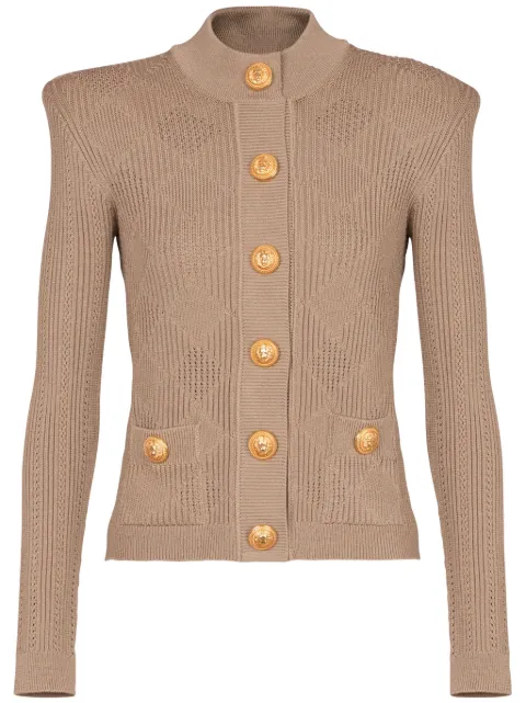 Balmain Vest met gingham ruit