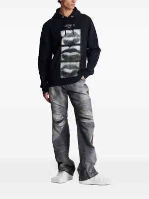 BALMAIN 売れ筋商品|||バルマン パーカー・スウェットシャツ アウター レディース Sweatshirts Blue BALMAIN（バルマン）トレーナー - FARFETCH