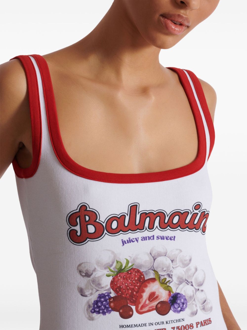 Cheap Balmain Balmain Fruit tank top Women