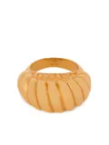 Balmain snail crystals ring - Gold