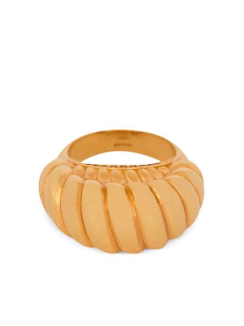 Balmain snail crystals ring