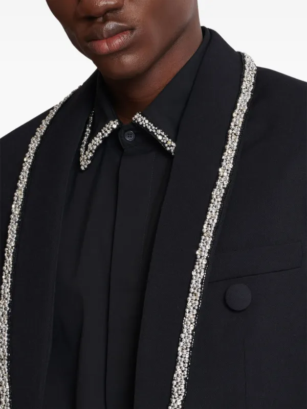 Balmain Grain De Poudre Jacket | Black | FARFETCH