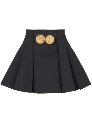 Balmain Grain De Poudre フレアスカート | ブラック | FARFETCH JP