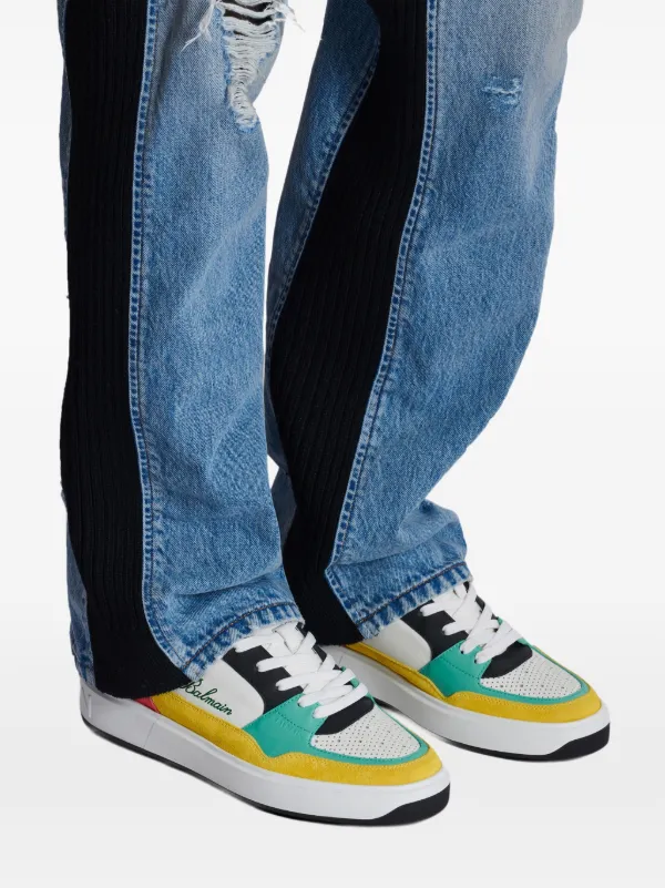 Balmain B-Court Flip Sneakers | White | FARFETCH