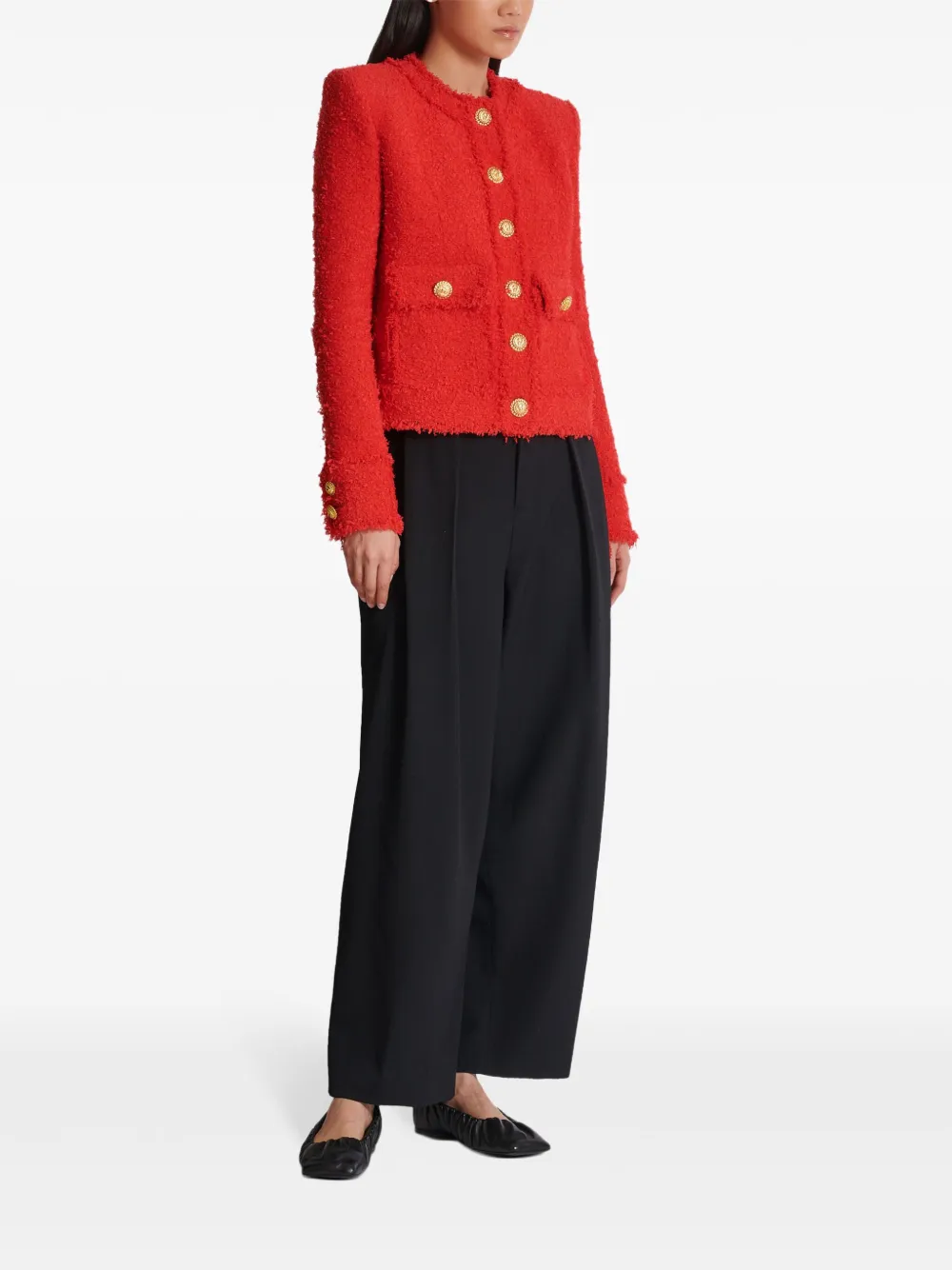 Balmain Tweed jack - Rood