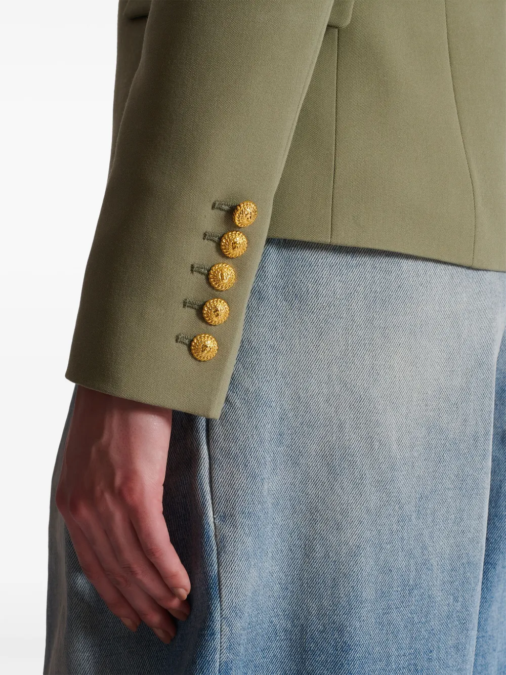 Balmain ダブルジャケット | グリーン | FARFETCH JP